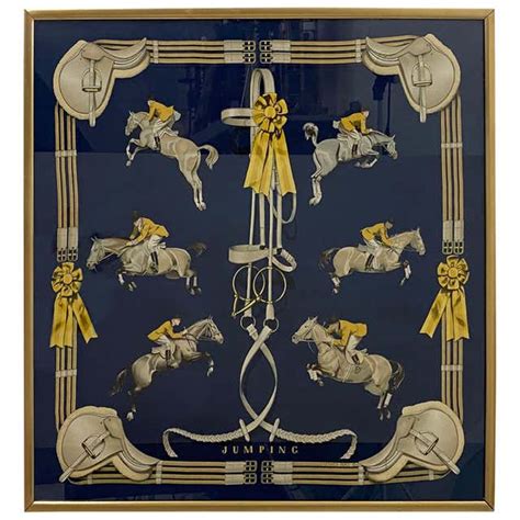 vintage hermes scarf frame